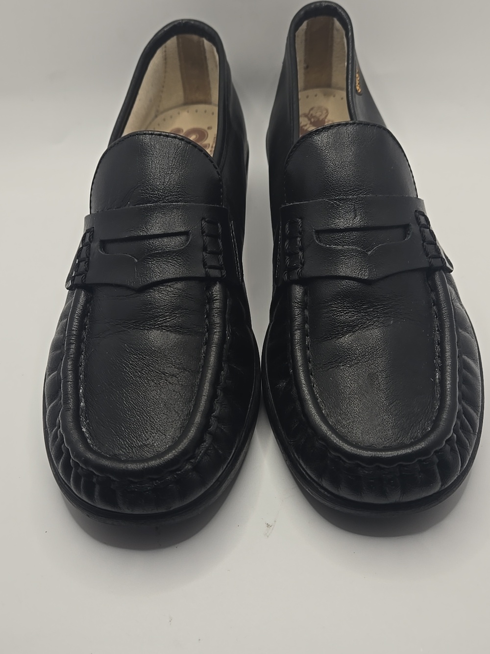 SAS Classic Timeless  Black Leather Loafers Sz 7 Narrow Slip On Penny‎ Loafer